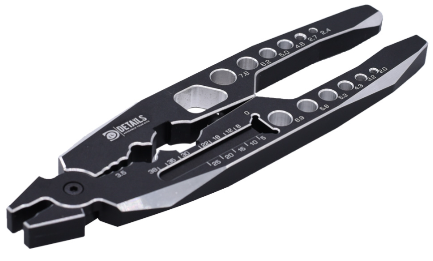 [���ܼ�] DTT21002 [DETAILS TECH] (��Ƽ����) Multifunctional RC Aluminum Alloy Shock Shaft Pliers Wrench