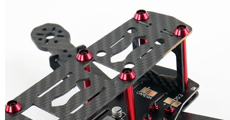 [���ܼ�] HT1768-R Metal Frame Washer Set (M5.0/RED/10pcs)