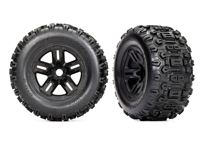 [���ܼ�] AX9672 [Traxxas] AX9672 Tires & wheels, assembled, glued