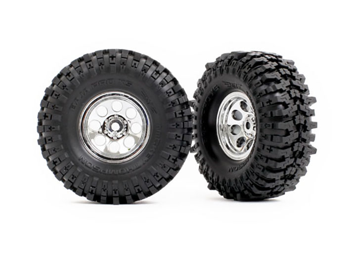 [ܼ] AX9873 [Traxxas] AX9873 Tires & wheels, assembled