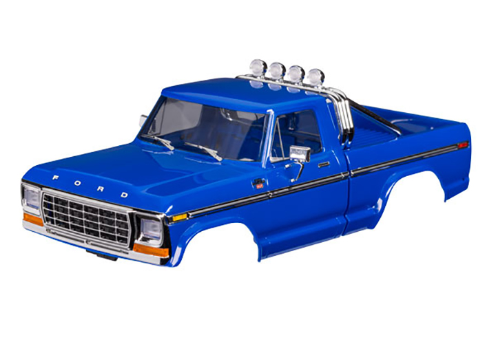 [ܼ] AX9812-BLUE [Traxxas] AX9812-BLUE Body, Ford F-150 Truck (1979), complete, blue