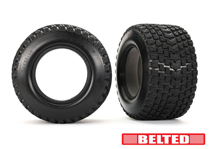 [ܼ] AX7860 [Traxxas] AX7860 Tires, Gravix (belted, dual profile (4.3 outer, 5.7 inner))