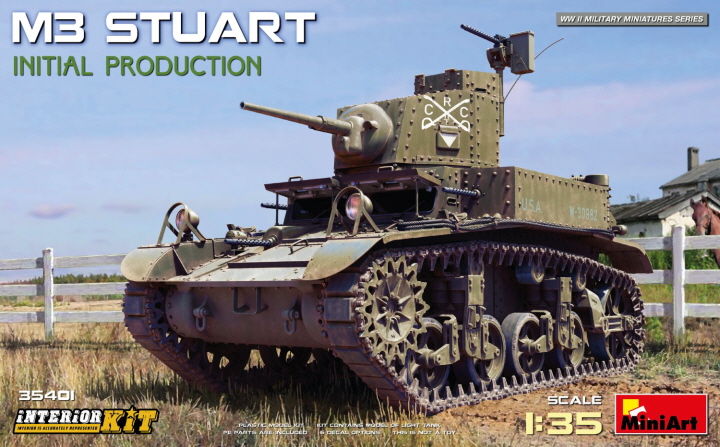 [���ܼ�] BE35401 [Miniart] BE35401 1/35 M3 Stuart Initial Prod. Interior Kit