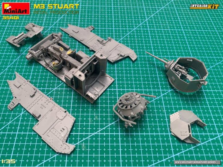 [���ܼ�] BE35401 [Miniart] BE35401 1/35 M3 Stuart Initial Prod. Interior Kit