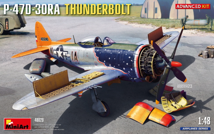 [ܼ] BE48029 [Miniart] BE48029 1/48 P-47D-30RA Thunderbolt. Advanced Kit