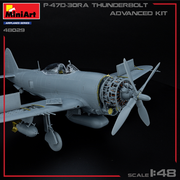 [ܼ] BE48029 [Miniart] BE48029 1/48 P-47D-30RA Thunderbolt. Advanced Kit