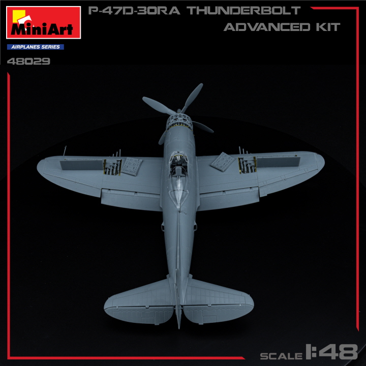 [ܼ] BE48029 [Miniart] BE48029 1/48 P-47D-30RA Thunderbolt. Advanced Kit