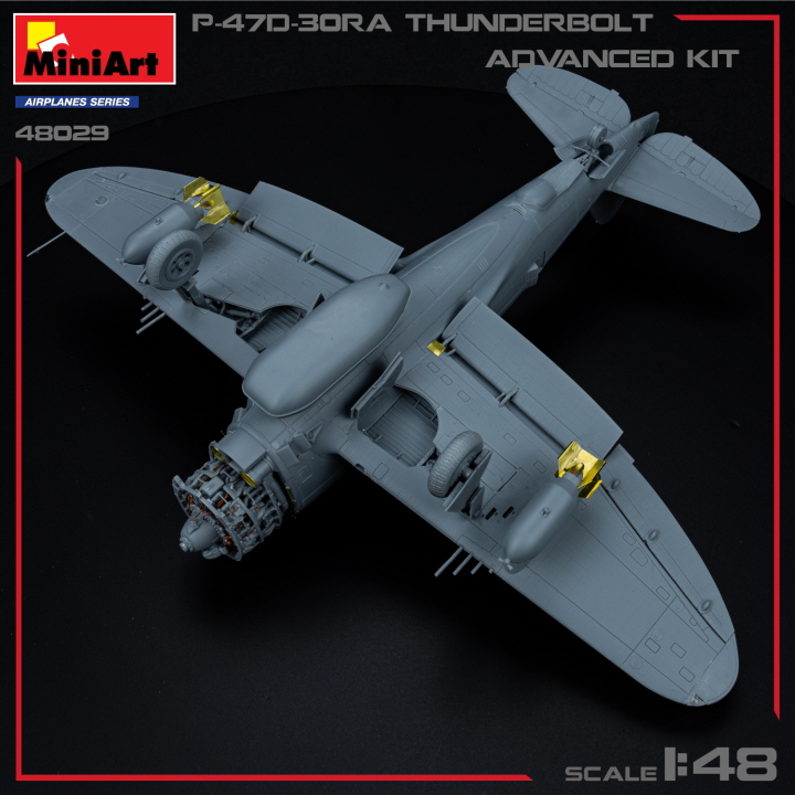 [ܼ] BE48029 [Miniart] BE48029 1/48 P-47D-30RA Thunderbolt. Advanced Kit