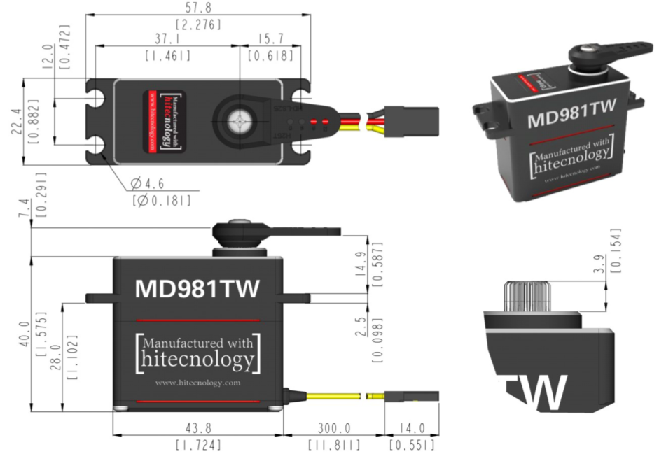 [���ܼ�] MD981TW [HITEC] MD981TW ����� ����