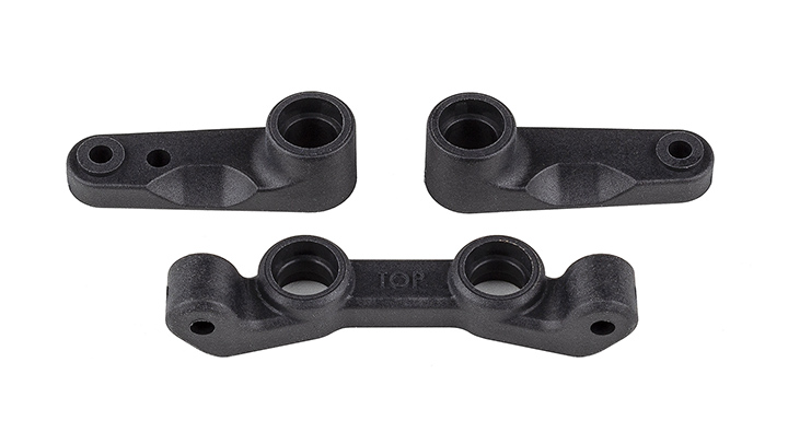 [ܼ] AA92489 [TEAM ASSOCIATED] AA92489 RC10B7 FT Steering Bellcrank and Rack Set, carbon