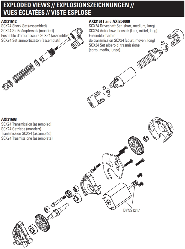 [���ܼ�] AXI00002V3T4 [Axial] 1/24 SCX24 ���� ���ַ� JLU 4X4 ��ũ��﷯ �귯�õ� Ǯ�� (�׸� �÷�)