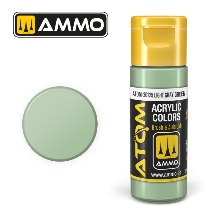 [���ܼ�] CG20125 [MIG AMMO] CG20125 ATOM COLOR Light Gray Green