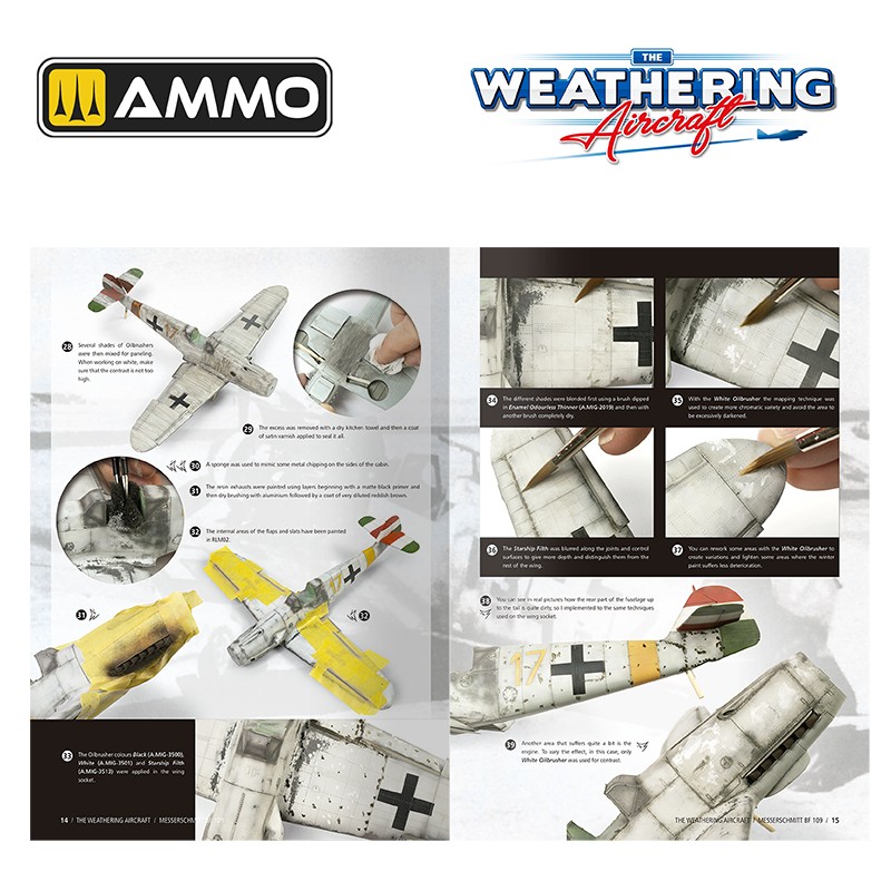 [ܼ] CG5224 [MIG AMMO] CG5224 THE WEATHERING AIRCRAFT 24 - Messerschmitt Bf109(English)