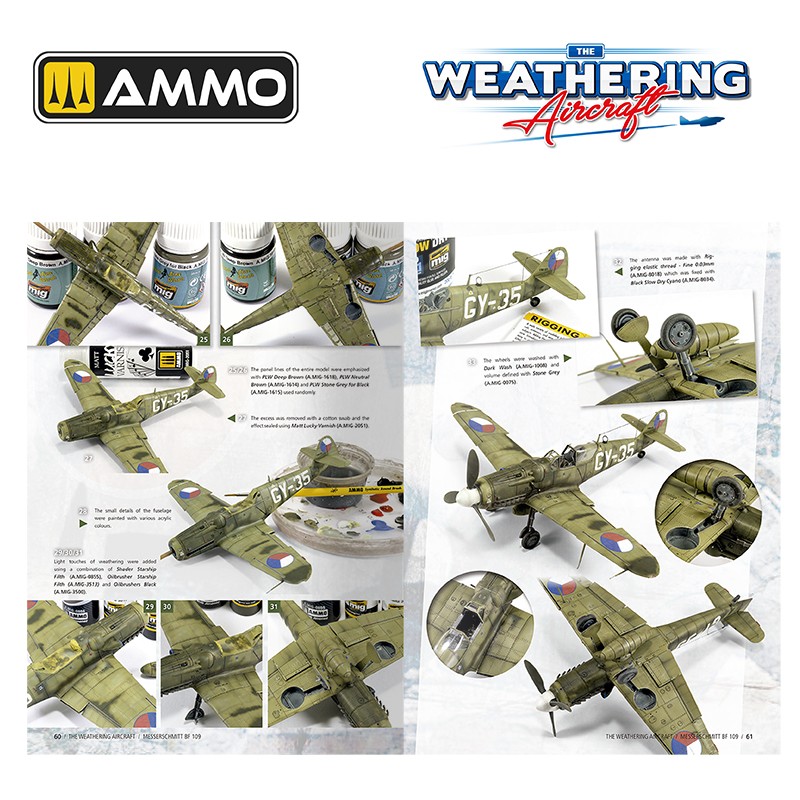 [ܼ] CG5224 [MIG AMMO] CG5224 THE WEATHERING AIRCRAFT 24 - Messerschmitt Bf109(English)