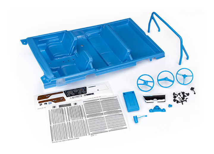 [���ܼ�] AX9114-BLUE [Traxxas] AX9114-BLUE TRX-4�� Blazer Blue Interior Kit