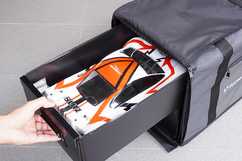 [ܼ] KOS32287 [KOSWORK] 1/10 Two Large Drawer Side Touring Car Carrying Bag