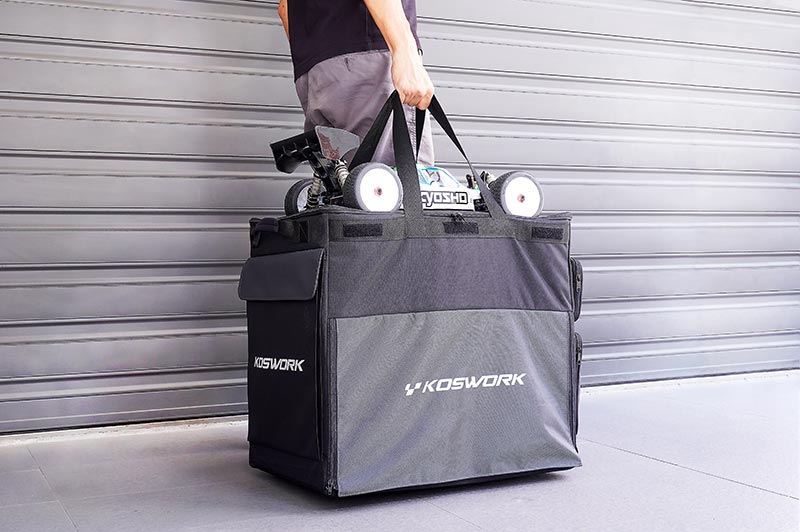 [���ܼ�] KOS32205V2 [KOSWORK] 1/8 & 1/10 Pit Bag V2 Cardboard Box Frame Version (Top Open design, w/KOS32120-510BK Lid)