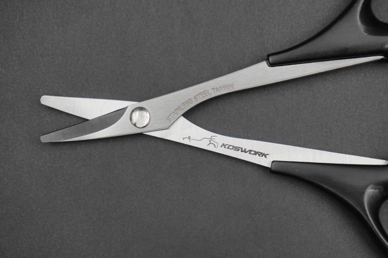 [���ܼ�] KOS13221 [KOSWORK] Lexan Body Curved Scissors