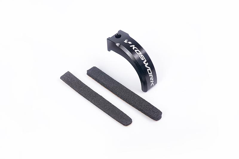 [ܼ] KOS05912 [KOSWORK] FUTABA 10PX/7PX/4PX ADJUSTABLE ALUMINUM BRAKE TRIGGER METAL TOP (SS13~S15MM) BRAKE LEVER