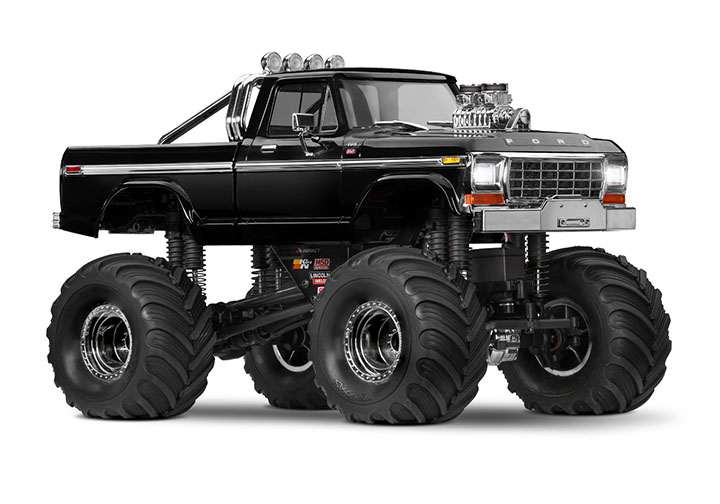 [���ܼ�] CB98064-1 Black [Traxxas] CB98064-1 Black 1/18 TRX-4M K10 Monster Truck / ������ ����