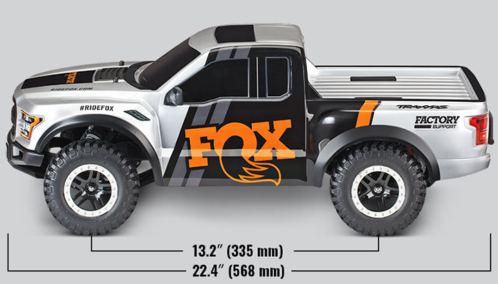 [ܼ] CB58394-4 Fox [Traxxas] CB58394-4 Fox F-150 RAPTOR BL-2S Brushless Combo