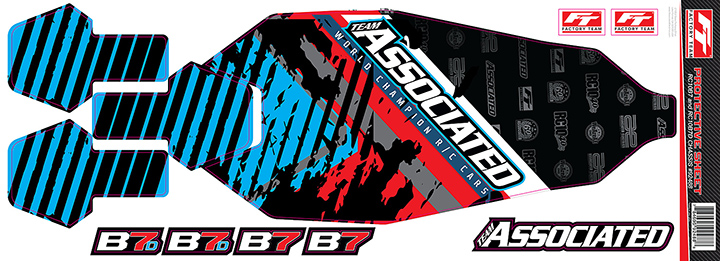 [ܼ] AA92488 [TEAM ASSOCIATED] AA92488 RC10B7 Chassis Protective Sheet