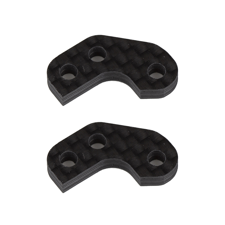 [ܼ] AA92469 [TEAM ASSOCIATED] AA92469 RC10B7 FT Caster Block Link Mount Set, -2mm, carbon fiber