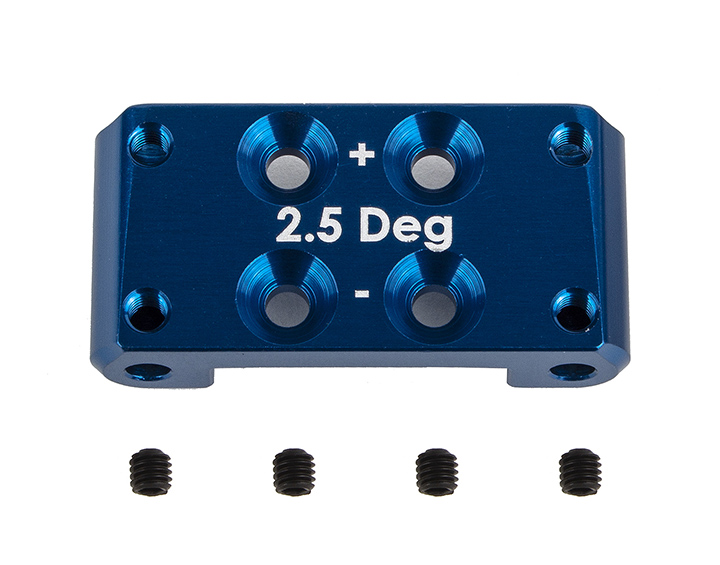 [ܼ] AA92437 [TEAM ASSOCIATED] AA92437 RC10B7 FT Front Bulkhead, /-2.5 deg., blue aluminum