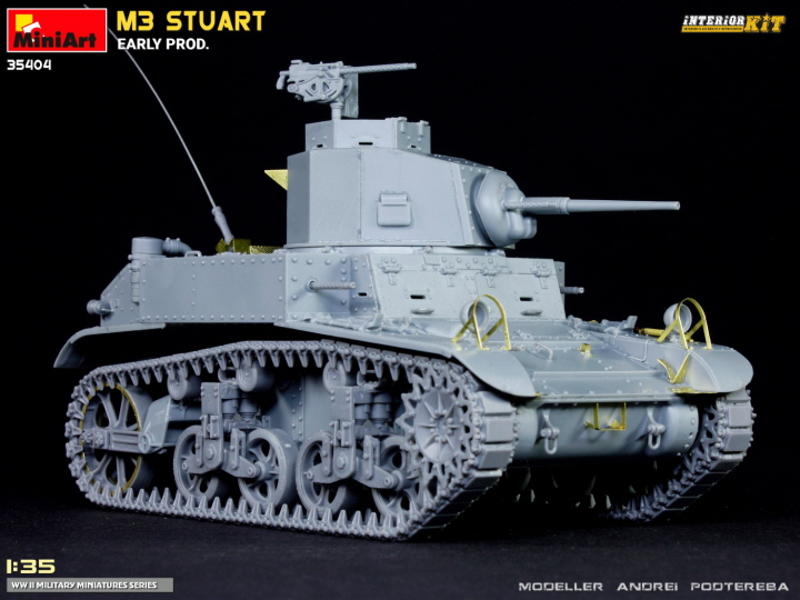 [���ܼ�] BE35404 [Miniart] BE35404 1/35 M3 Stuart Early Prod Interior Kit