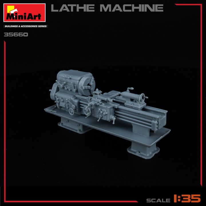 [ܼ] BE35660 [Miniart] BE35660 1/35 Lathe Machine
