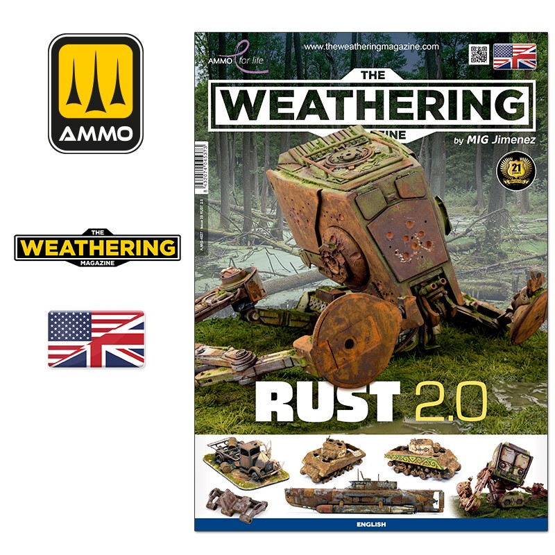 [ܼ] CG4537 [MIG AMMO] CG4537 THE WEATHERING MAGAZINE 38 - Rust 2.0 (English)