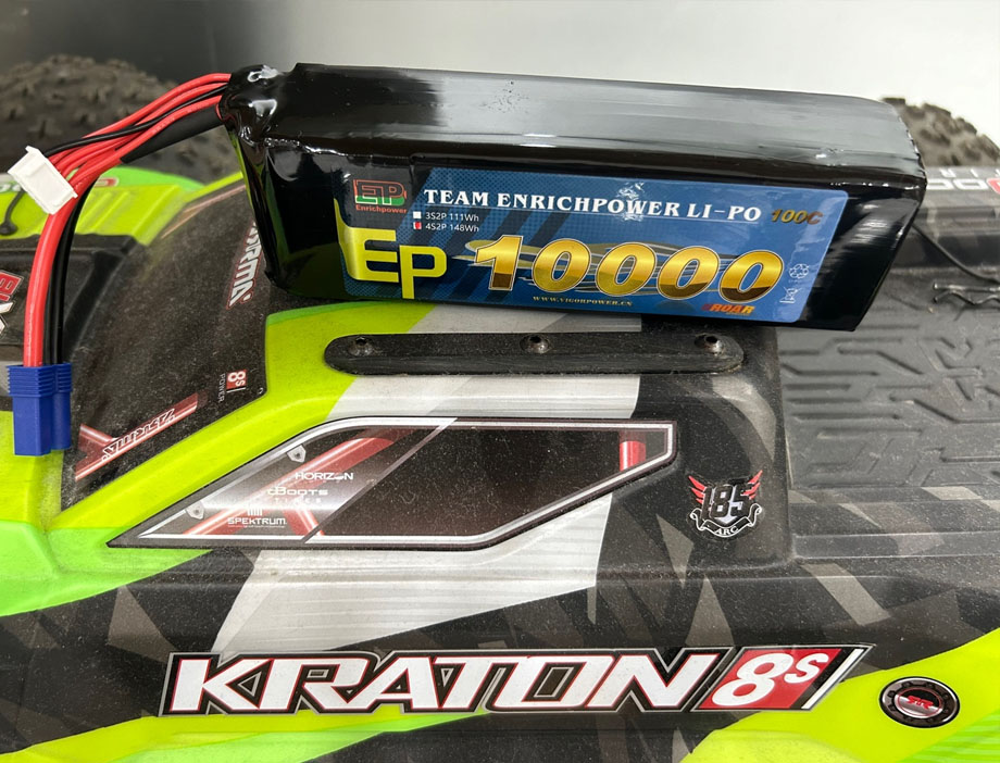 [���ܼ�] 10000-4S-100C [EP POWER] 14.8V 10000mAh 100C ��Ƭ ������ ���͸� (EC5 ��)