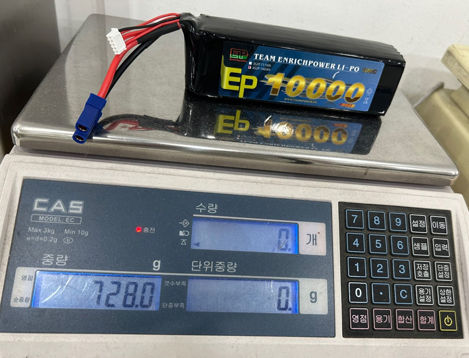 [���ܼ�] 10000-4S-100C [EP POWER] 14.8V 10000mAh 100C ��Ƭ ������ ���͸� (EC5 ��)