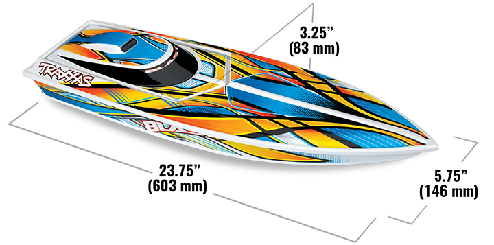 [ܼ] CB38104-8 Green [Traxxas] CB38104-8 Green BLAST RACE High-Performance Electric RC Boat ۼű, ͸,  