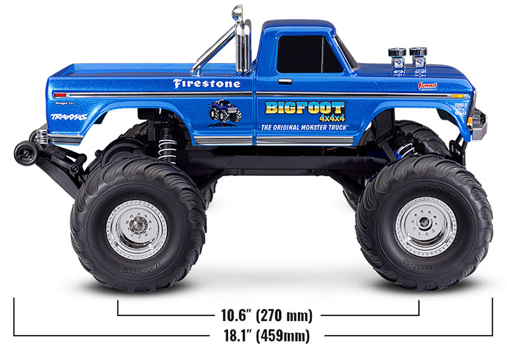 [���ܼ�] CB36234-8 [Traxxas] CB36234-8 R5 1/10 BIGFOOT No.1 The Original Monster Truck USB-C HD -������ ���͸� ���� 
