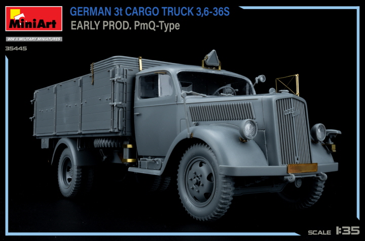 [���ܼ�] BE35445 [Miniart] BE35445 1/35 German 3t Cargo Truck 3,6-36S Early Prod.PmQ-Type