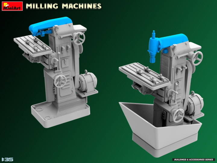 [ܼ] BE35663 [Miniart] BE35663 1/35 Milling Machines