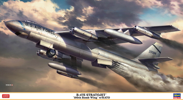 [ܼ] BH02474 [Hasegawa] BH02474 1/72 B-47E Stratojet 100th Bomb Wing w/RATO