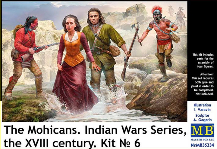 [���ܼ�] CM35234 [MasterBox] CM35234 1/35 The Mohicans Indian Wars Series the XVIII century.Kit No 6