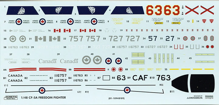 [���ܼ�] CNK48109 [Kinetic] CNK48109 1/48 CF-5A Freedom Fighter