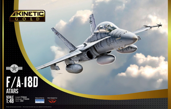 [���ܼ�] CNK48033 [Kinetic] CNK48033 1/48 F/A-18D Hornet ATATS