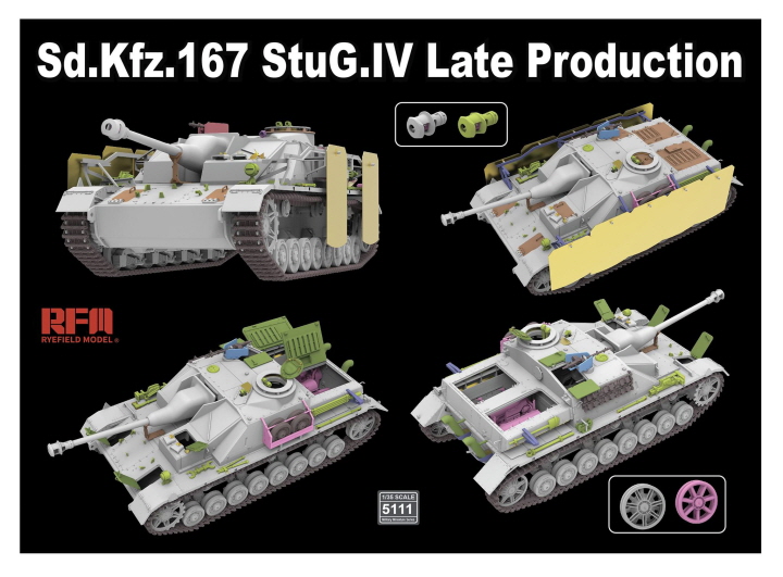 [���ܼ�] CRM5111 [RFM] CRM5111 1/35 Sd.Kfz.167 StuG.IV Late Production with Engine & workable tracks