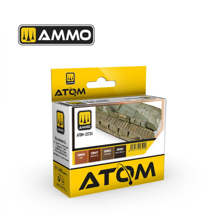 [ܼ] CG20724 [MIG AMMO] CG20724 ATOM Rusty Tracks and Chains Set