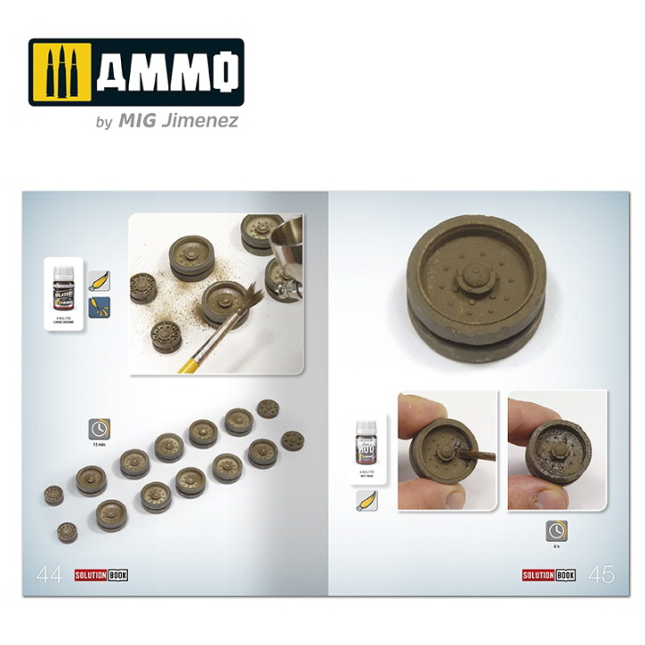 [ܼ] CG6603 [MIG AMMO] CG6603 SOLUTION BOOK 20-How to Paint WWII Soviet Winter Vehicles-English,Spanish,France,Deutsch