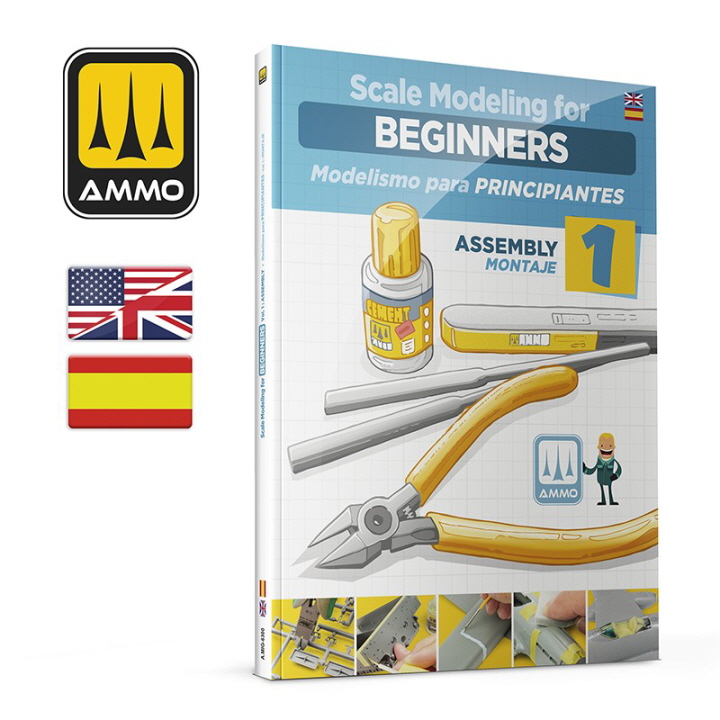 [���ܼ�] CG6300 [MIG AMMO] CG6300 SCALE MODELLING FOR BEGINNERS - Vol.1 Assembly (English, Castellano)