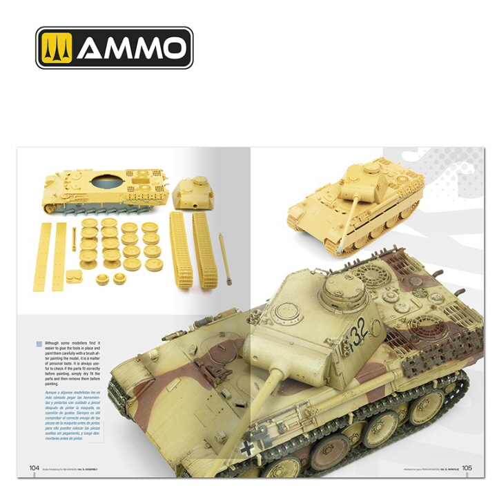 [���ܼ�] CG6300 [MIG AMMO] CG6300 SCALE MODELLING FOR BEGINNERS - Vol.1 Assembly (English, Castellano)