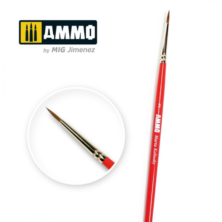 [ܼ] CG8714 [MIG AMMO] CG8714 2 AMMO Marta Kolinsky Brush