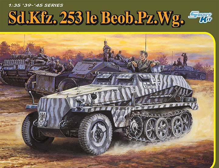 [���ܼ�] BD6482 [Dragon] BD6482 1/35 Sd.Kfz.253 Ie Beob.Pz.Wg. w/Magic Track/Metallic Car Width Pole/Figures