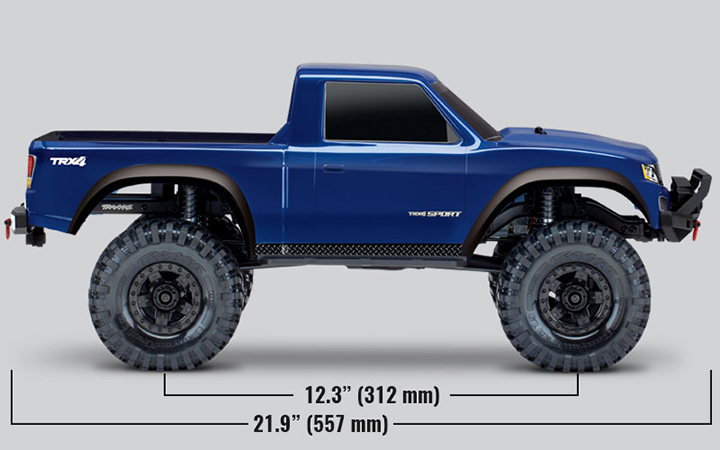 [���ܼ�] CB82224-4 Blue [Traxxas] CB82224-4 Blue 1/10 TRX-4 SPORT CLIPLESS BODY MOUNTING-���͸�,������ ����