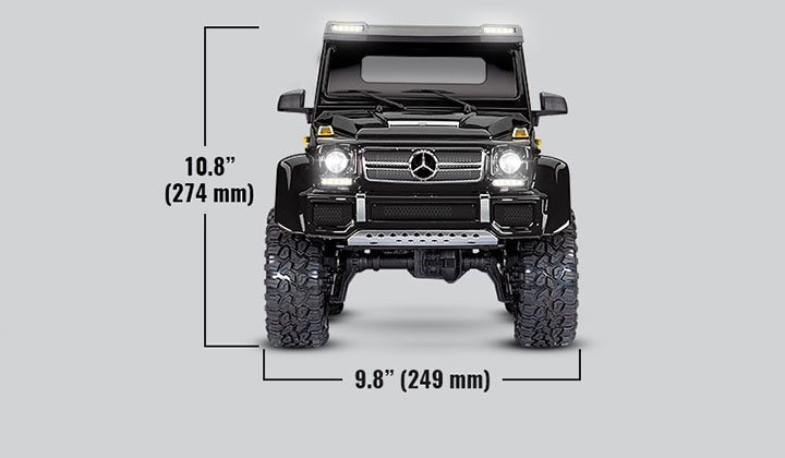 [���ܼ�] CB88296-4 Black [Traxxas] CB88296-4 Black TRX-6 Mercedes-Benz G 63 AMG 6x6 CLIPLESS Body-���͸� ������ ������